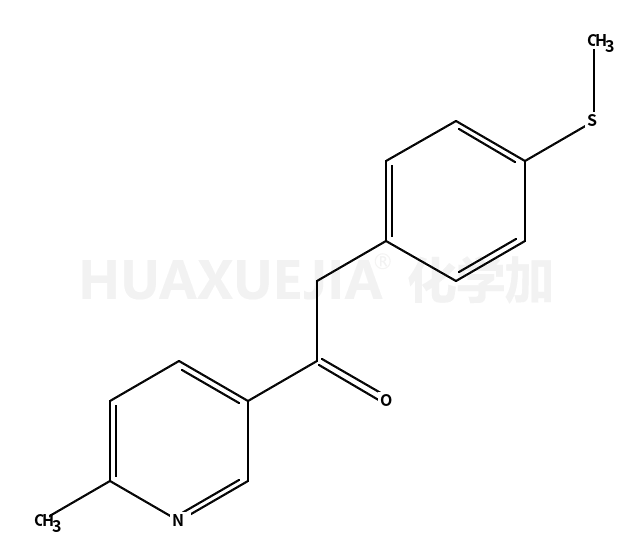 Ethanone, 1-​(6-​methyl-​3-​pyridinyl)​-​2-​[4-​(methylthio)​phenyl]​-