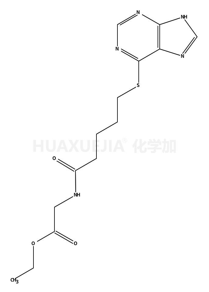 N-[.δ.-(6-Purinylthio)valeryl]glycine ethyl ester