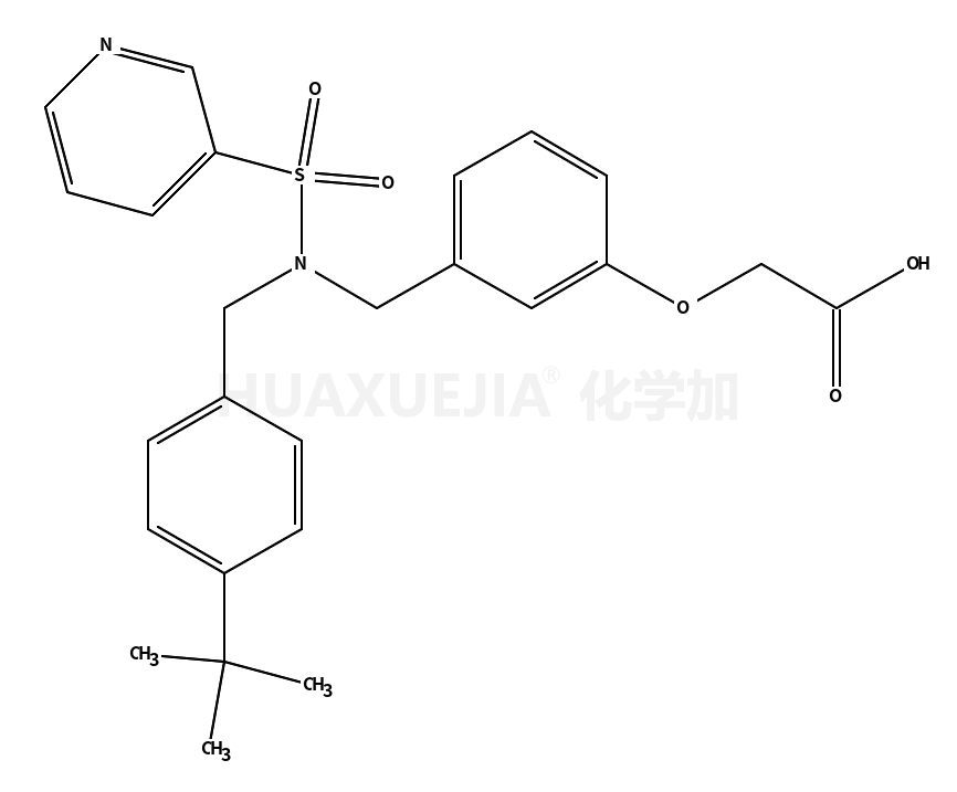 (3-{[(4-叔丁基-苄基)-(吡啶-3-磺酰基)-氨基]-甲基}-苯氧基)-乙酸