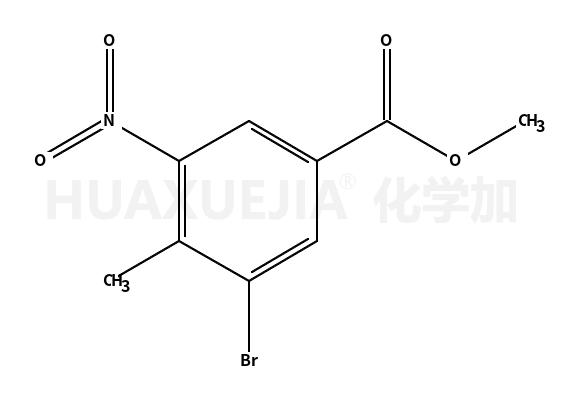 3-溴-4-甲基-5-硝基苯甲酸甲酯
