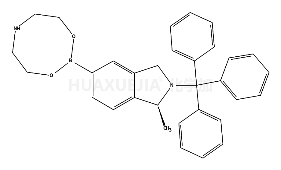 2-[(1R)-1-甲基-2-三苯甲基-2,3-二氢-1H-5-异吲哚基]硼酸二乙醇胺酯