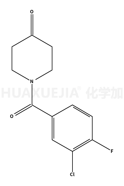 N-(3-氯-4-氟苯甲酰基)-哌啶-4-酮