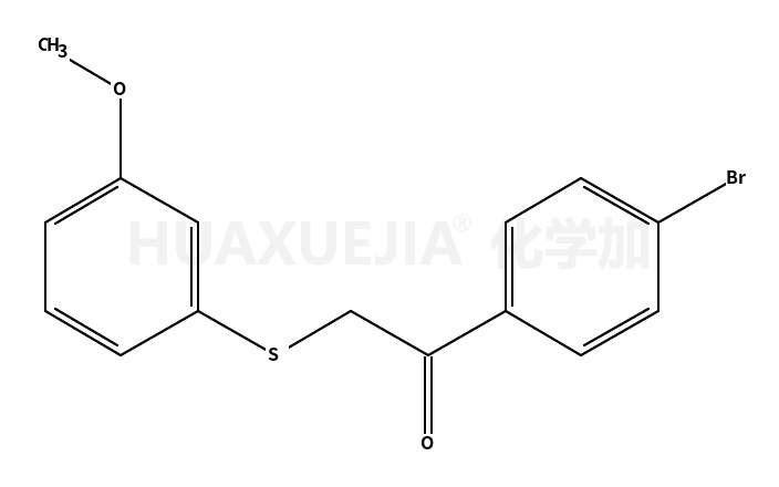 2-(3-甲氧基苯基硫代)-1-(4-溴苯基)乙酮