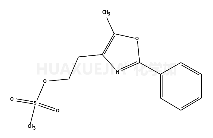 2-(5-甲基-2-苯基-4-噁唑基)乙基 甲烷磺酸盐