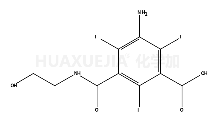 5-氨基-N-(2-羟基乙基)-2,4,6-三碘间甲酰苯甲酸