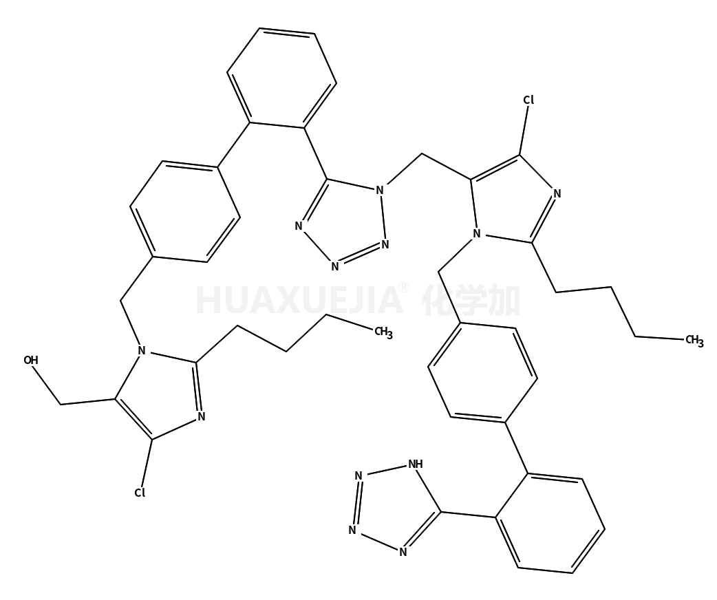 [2-butyl-3-[[4-[2-[1-[[2-butyl-5-chloro-3-[[4-[2-(2H-tetrazol-5-yl)phenyl]phenyl]methyl]imidazol-4-yl]methyl]tetrazol-5-yl]phenyl]phenyl]methyl]-5-chloroimidazol-4-yl]methanol