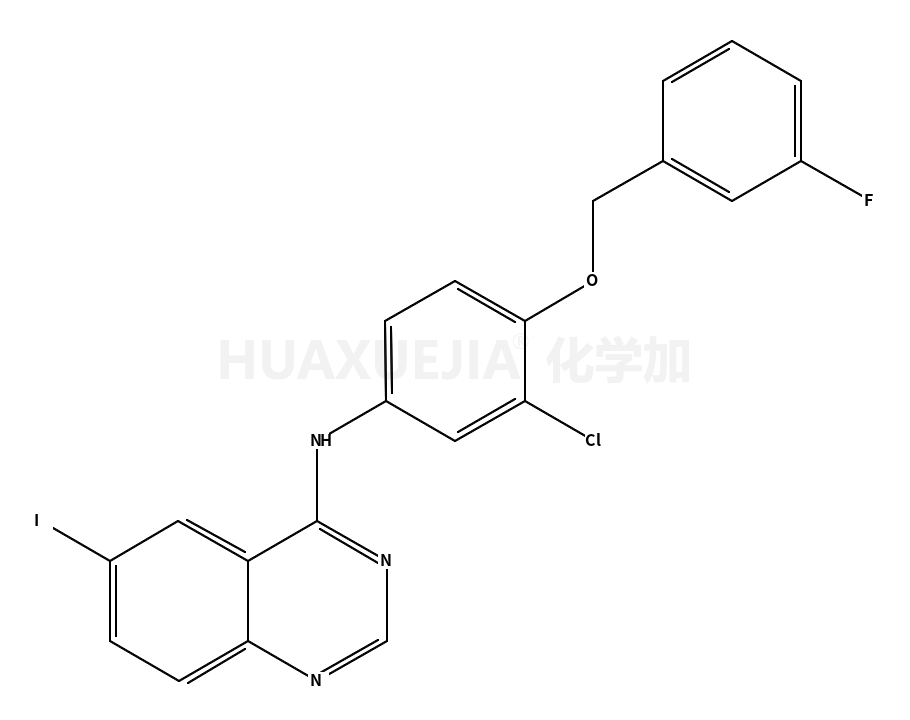 N-[3-氯-4-(3-氟芐氧基)苯基]-6-碘喹唑啉-4-胺