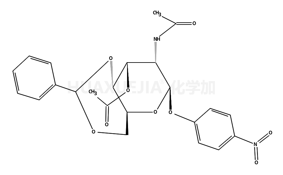 p-Nitrophenyl 2-Acetamido-3-O-acetyl-4,6-O-benzylidene-2-deoxy-α-D-glucopyranoside