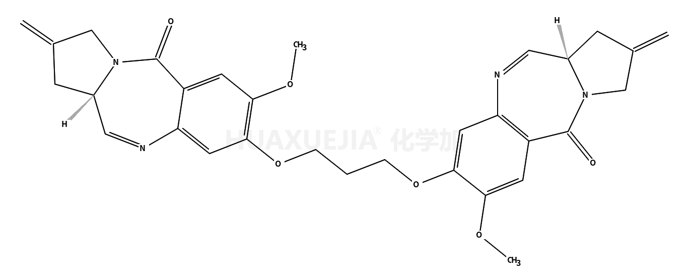(6aS)-3-[3-[[(6aS)-2-methoxy-8-methylidene-11-oxo-7,9-dihydro-6aH-pyrrolo[2,1-c][1,4]benzodiazepin-3-yl]oxy]propoxy]-2-methoxy-8-methylidene-7,9-dihydro-6aH-pyrrolo[2,1-c][1,4]benzodiazepin-11-one