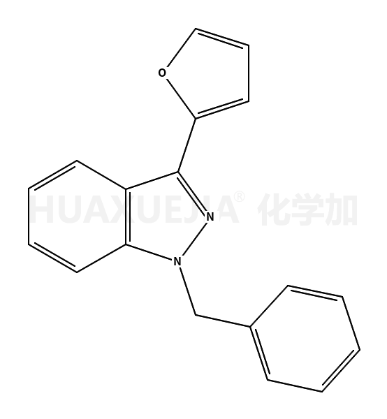 1-benzyl-3-(2-furyl)indazole
