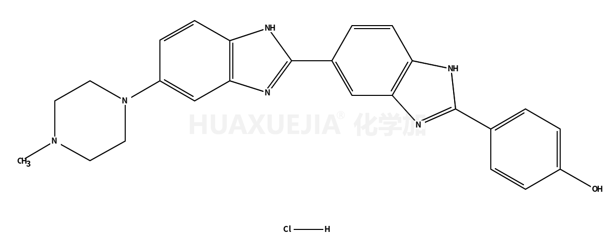 p-[5-(4-methyl-1-piperazinyl)(2,5'-bi-1H-benzimidazol)-2'-yl]phenol trihydrochloride