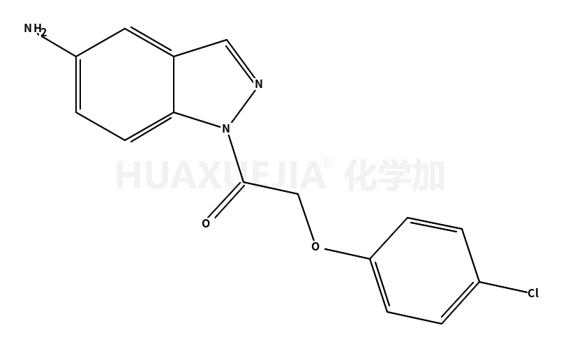 1-(5-aminoindazol-1-yl)-2-(4-chlorophenoxy)ethanone