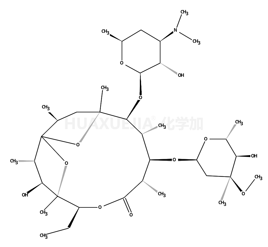 (1S,2R,3R,4S,5R,8R,9S,10S,11R,12R,14R)-11-{[(2S,3R,4S,6R)-4-(二甲氨基)-3-羟基-6-甲基四氢-2H-吡喃-2-基]氧代}-5-乙基-3-羟基-9-{[(2R,4R,5S,6S)-5-羟基-4-甲氧基-4,6-二甲基四氢-2H-吡喃-2-基]氧代}-2,4,8,10,12,14-六甲基-6,15,16