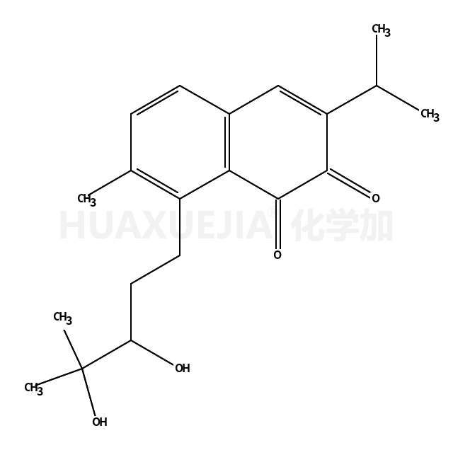 8-(3,4-dihydroxy-4-methylpentyl)-7-methyl-3-propan-2-ylnaphthalene-1,2-dione