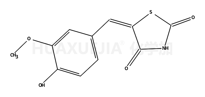 5-[(4-羟基-3-甲氧基苯基)亚甲基]-2,4-噻唑烷二酮