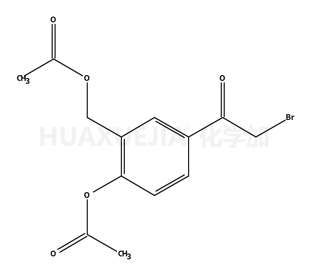 1-{4-(乙酰氧基)-3-[(乙酰氧基)甲基]苯基}-2-溴乙酮