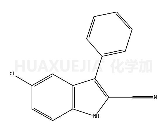 5-氯-3-苯基-1H-吲哚-2-甲腈