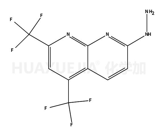 1,8-二氮杂萘,7-肼基-2,4-二(三氟甲基)-