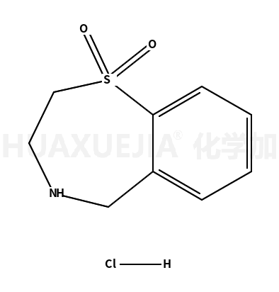 2,3,4,5-四氢苯并[f][1,4]硫氮杂卓 1,1-二氧化物盐酸盐