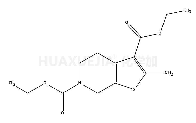 2-amino-3-carbethoxy-4,5,6,7-tetrahydrothieno[2,3-c]pyrido-6-carboxylic acid ethyl ester