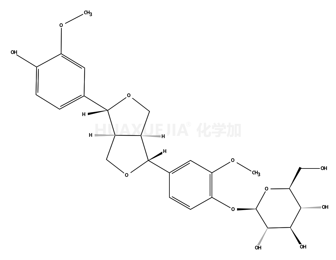 (+)-pinoresinol 4'-O-β-D-glucopyranoside
