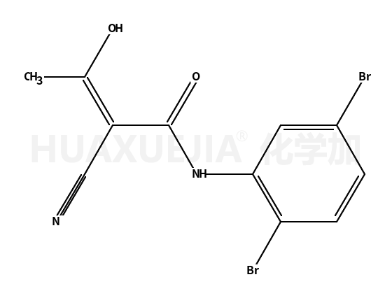 (2Z)-2-氰基-N-(2,5-二溴苯基)-3-羟基-2-丁烯酰胺