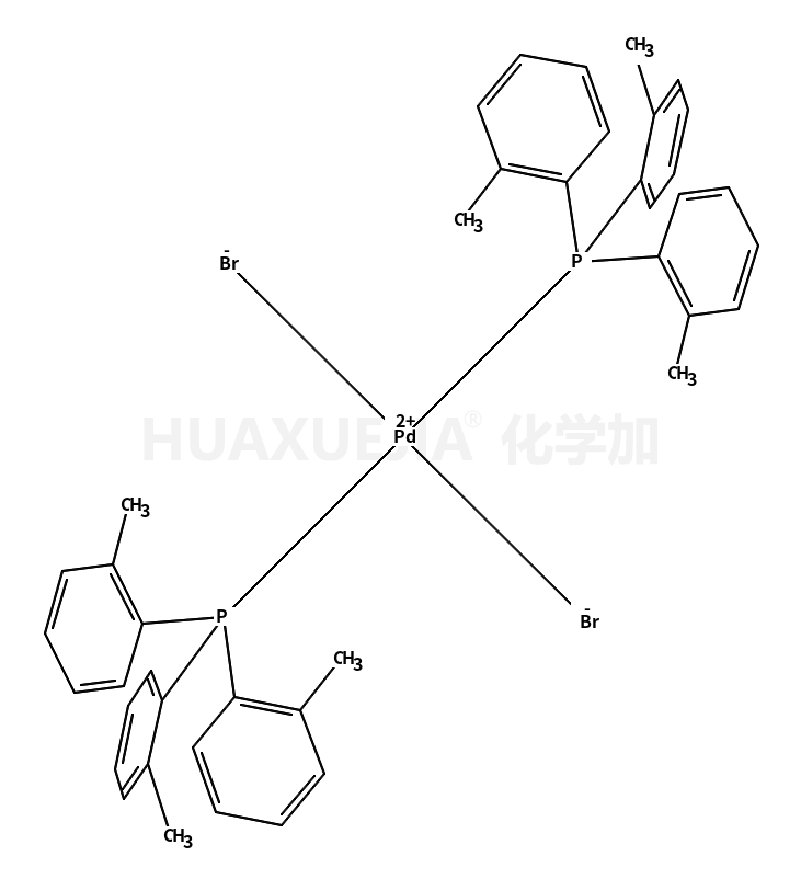 二溴双(三-o-甲苯基磷)化钯(II)