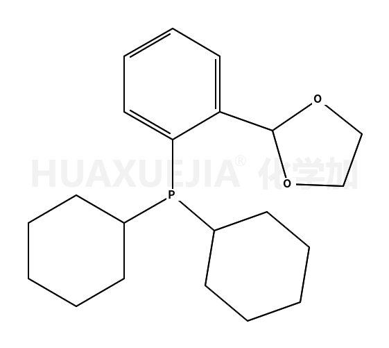 二環(huán)己基(2-(1,3-二氧戊環(huán)-2-基)苯基)膦