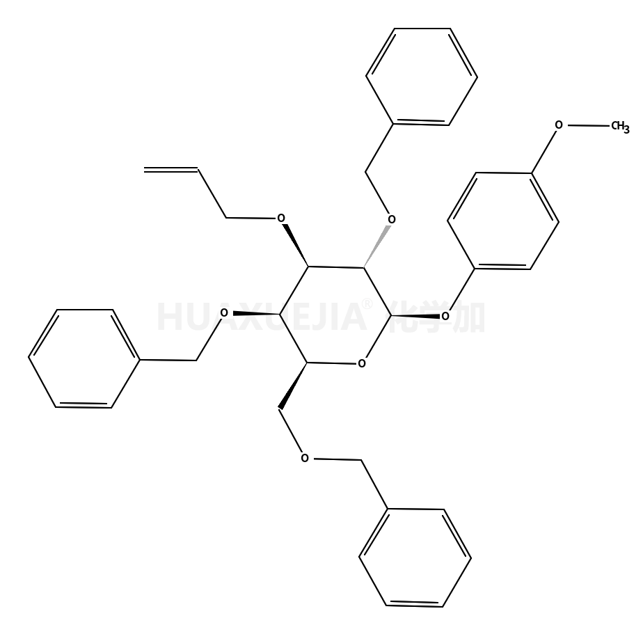 4-甲氧基苯基 2,4,6-三-O-(苯基甲基)-3-O-2-丙烯-1-基-beta-D-吡喃半乳糖苷