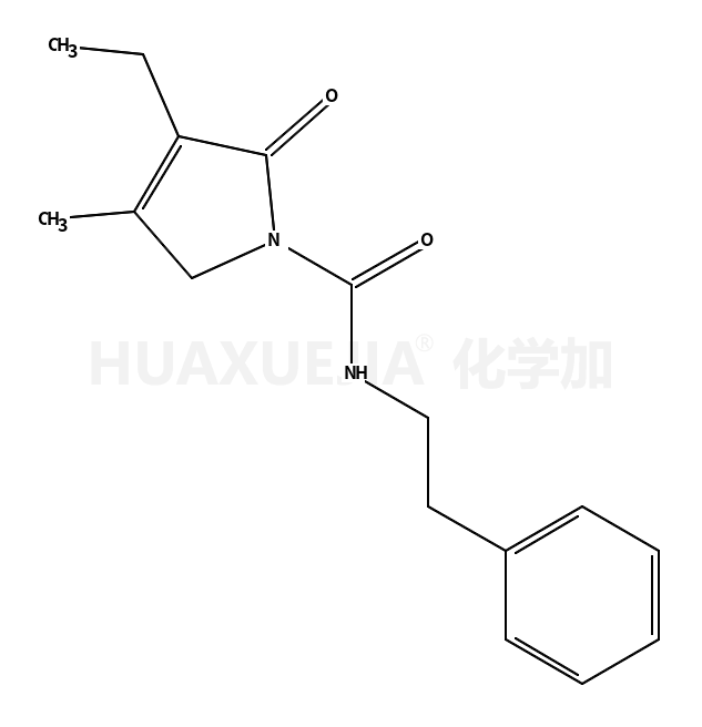 3-乙基-2,5-二氢-4-甲基-2-氧代-n-(2-苯基乙基)-1H-吡咯-1-羧酰胺