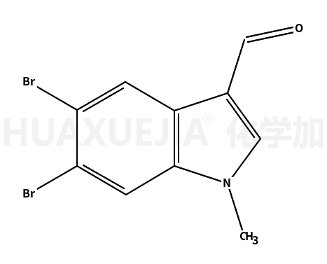 N-methyl-5,6-dibromoindole-3-carbaldehyde