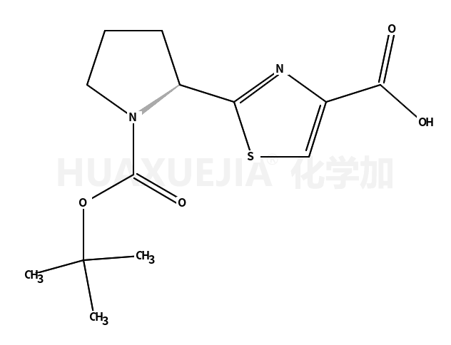 2-[N-tert-butoxycarbonyl-2,4-pyrrolidinyl]thiazole-4-carboxylic acid