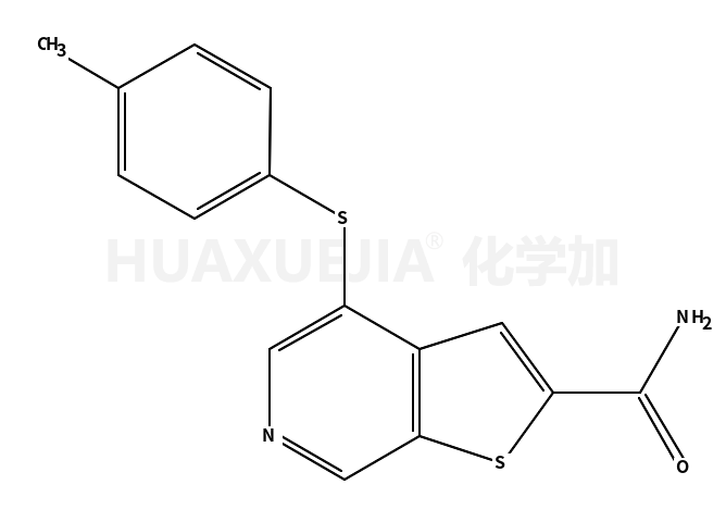 4-(4-methylphenyl)sulfanylthieno[2,3-c]pyridine-2-carboxamide