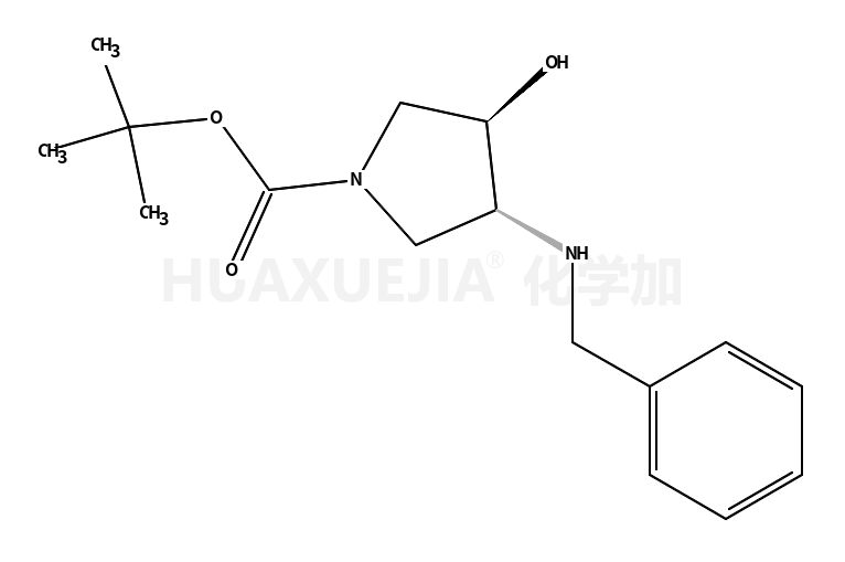 (3S,4S)-N-Boc-3-苄氨基-4-羟基吡咯烷