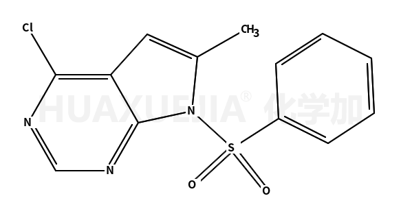 7-苯磺酰基-4-氯-6-甲基-7H-吡咯并[2,3-d]嘧啶