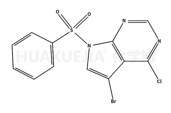 7-苯磺酰基-5-溴-4-氯-7H-吡咯并[2,3-d]嘧啶