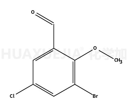 3-溴-5-氯-2-(甲基氧基)苯甲醛