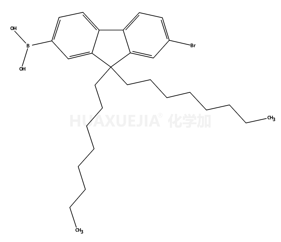 (7-bromo-9,9-dioctylfluoren-2-yl)boronic acid