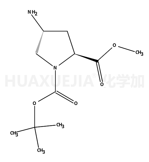 (2R,4S)-1-叔丁基 2-甲基 4-氨基吡咯烷-1,2-二甲酸酯