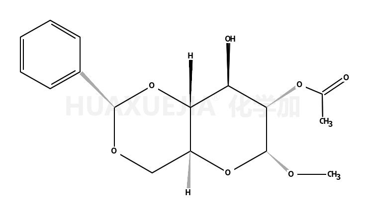 甲基 2-O-乙酰基-4,6-O-亚苄基-alpha-D-吡喃葡萄糖苷