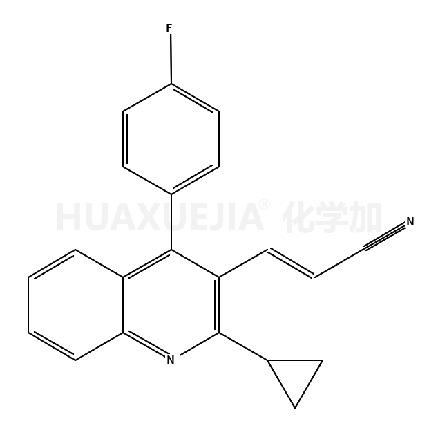 (E)-3-[2-环丙基-4-(4-氟苯基)-3-喹啉基]-2-丙烯腈