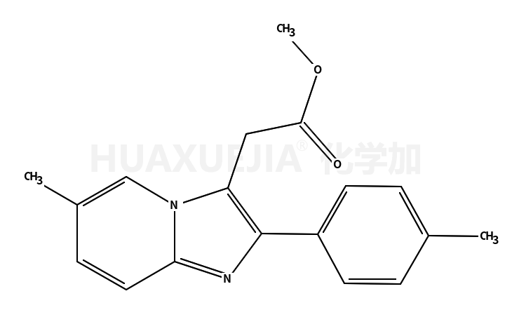 6-甲基-2-(4-甲基苯基)咪唑[1,2-a]吡啶-3-乙酸甲酯