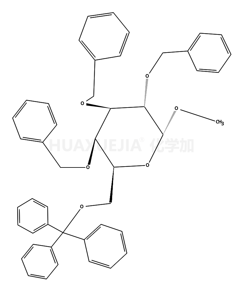 2,3,4-三-O-苄基-6-O-三苯甲基-α-D-吡喃半乳糖苷甲酯