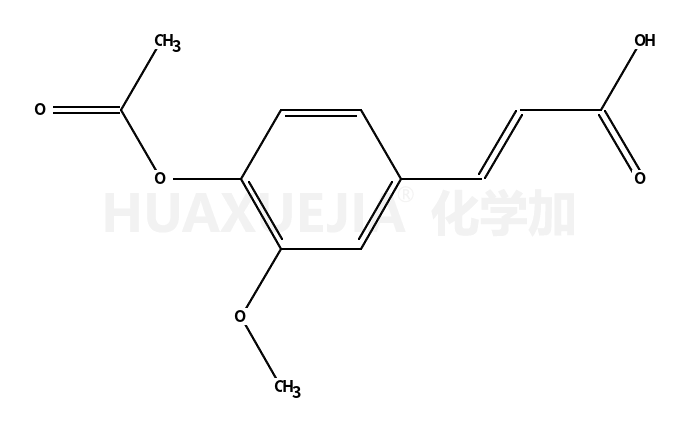 4-乙酰氧基 -3-甲氧基肉桂酸