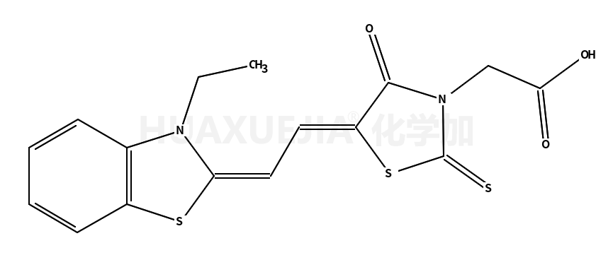 [5-[2-(3-乙基-3H-苯并噻唑-2-亚基)乙亚基]-4-氧代-2-硫酮噻唑烷-3-基]乙酸