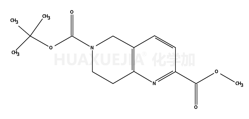 6-叔丁基-7,8-二氢-1,6-萘啶-2,6(5H)-二羧酸-2-甲酯