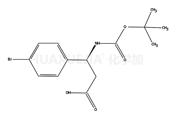 (R)-3-(Boc-氨基)-3-(4-溴苯基)丙酸