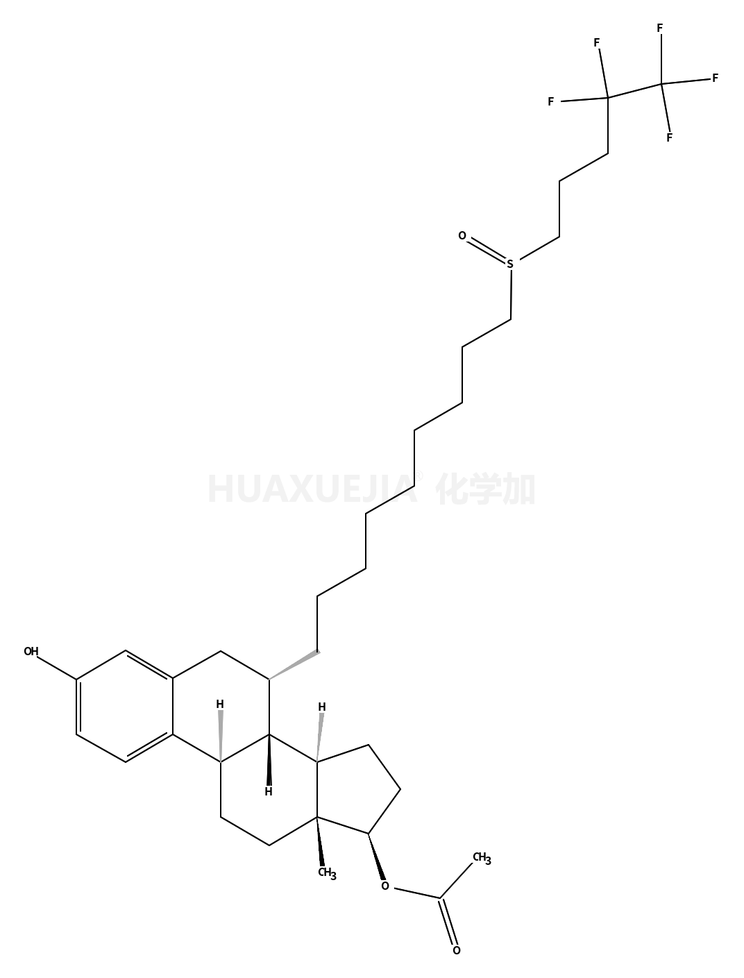 (7a,17b)- 7-[9-[(4,4,5,5,5-五氟戊基)亚磺酰]壬基]雌甾-1,3,5(10)-三烯-3,17-二醇 17-醋酸酯