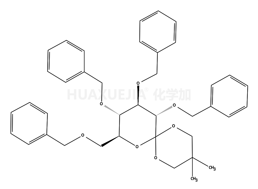 1,5-脱水-1,1-C-[(2,2-二甲基-1,3-丙烷二基)二(氧基)]-2,3,4,6-四-O-(苯基甲基)-D-山梨糖醇