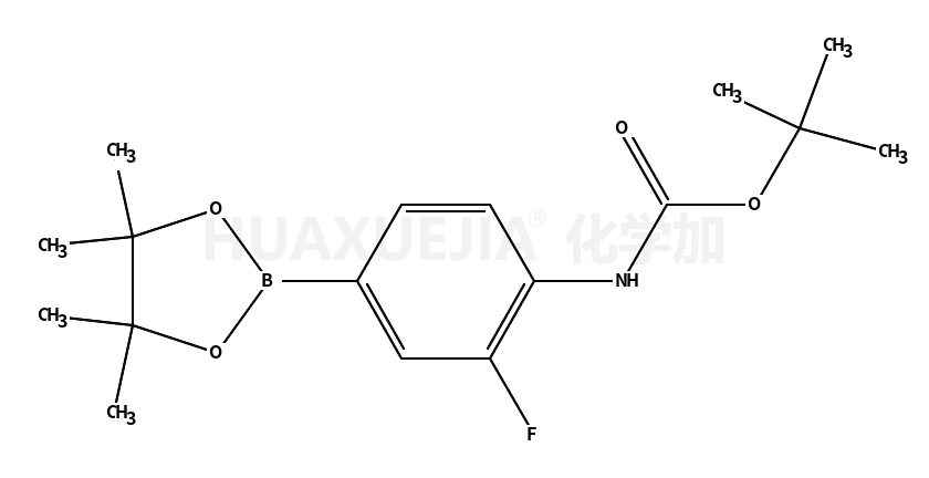 2-氟-4-(4,4,5,5-四甲基-1,3,2-二氧代硼戊烷-2-基)苯基氨基甲酸叔丁酯
